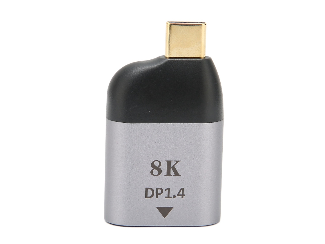 Adaptador Usb-c A Displayport Dp1.4 8k60hz, Convertidor Macho A Hembra Para Dispositivos De Salida De Vídeo.