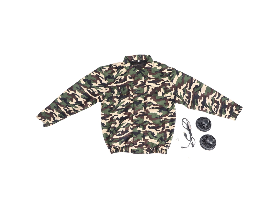 KOFIHETY Camisa con Aire Acondicionado Ropa de Verano para Hombre Chaqueta con Ventilador para Trabajar Pescar