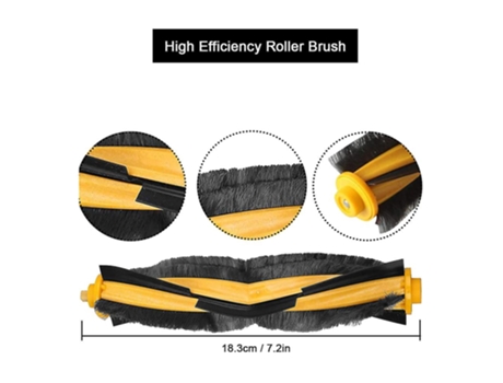 Kit de filtro de escova para ecovacs deebot ozmo t8 aivi t8 max série t8
