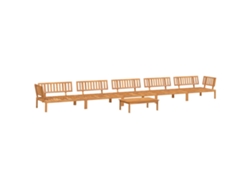 Maison Exclusive - Set De Sofás De Palets De Jardín 6 Pzas Madera Maciza De Acacia