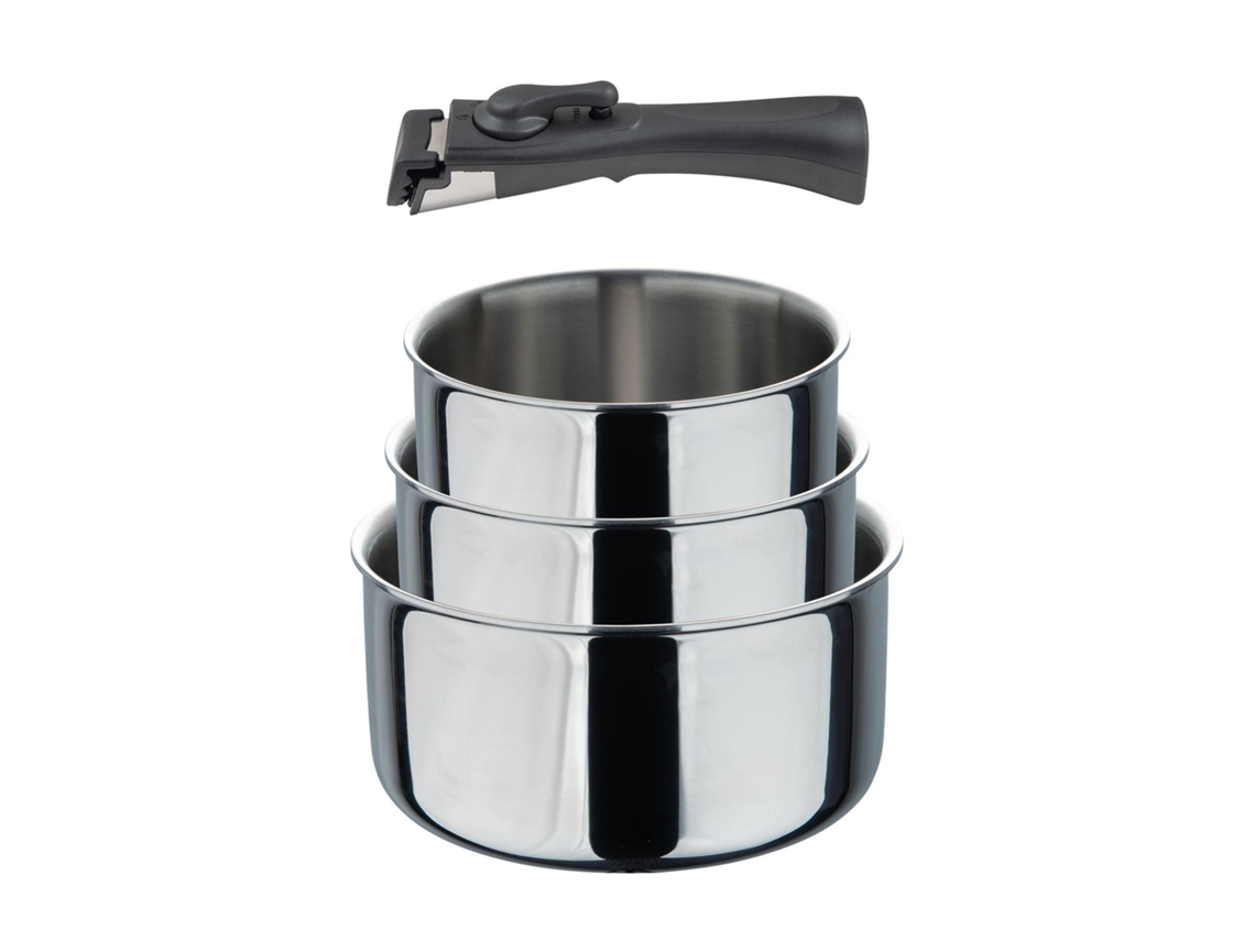 Juego de utensilios de cocina Bergner Click&cook para inducción