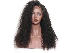 Dan26-peluca Frontal De Pelo Humano Deep Curly Wave Rizos Profundos Pelucas De Pelo Humano
