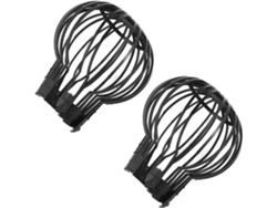 2 Filtros De Canalones De Plástico Pp Negro, Protección Fácil De Instalar