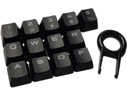Juego De 13 Teclas Ergonómicas Con Retroiluminación Y Acabado Texturizado.