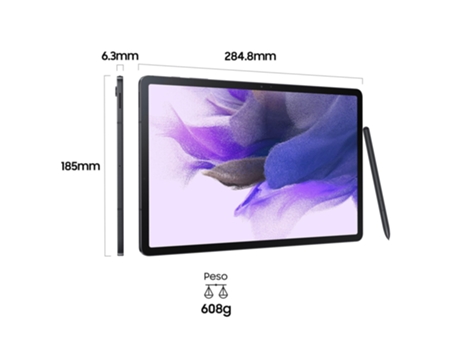 Tablet SAMSUNG Galaxy Tab S7 FE SM-T733N (12.4'' - 64 GB - 4 GB RAM - Wi-Fi - Negro)