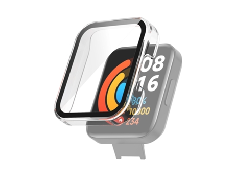 Xiaomi Redmi Watch 2 Piezas + Funda Protectora de Reloj de Vidrio Templado (Blanco Transparente)