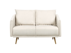 Sofá de 2 plazas BELIANI Maura de Poliéster Beige 130x78x83