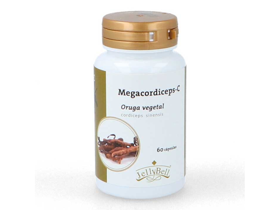 Complemento Alimentar JELLYBELL Megacordiceps-C - Lagarta Vegetal (60 cápsulas)