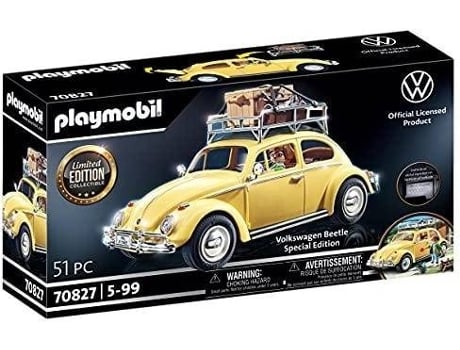 PLAYMOBIL: Volkswagen Beetle - Edición especial 70827 (Edad Mínima: 4 - 51 piezas)