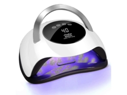 Lámpara LED UV de 120 W para esmalte de uñas en gel, luz UV para secador de uñas, lámpara de curado más rápido, 4 ajustes de temporizador, Pro GOKOCO