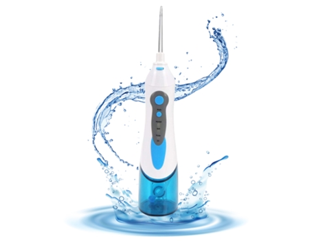 Cepillo de dientes eléctrico portátil azul para limpieza e higiene bucal