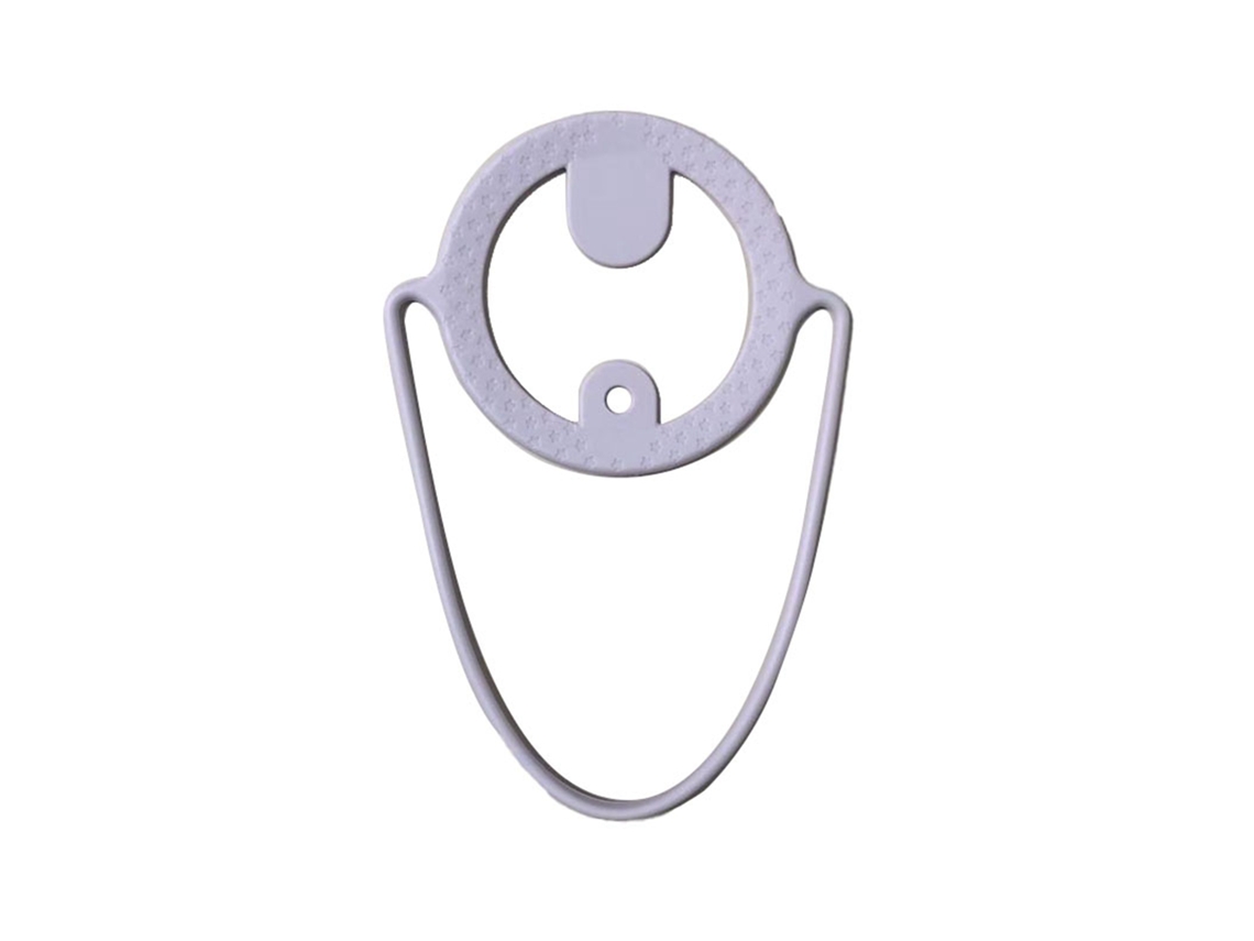 Posavasos de silicona reutilizables, portátiles, para viajes al aire libre, morado claro