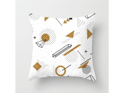 Serie Moderna y Sencilla Abstracta Funda de Almohada