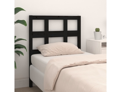 Cabecero de cama VIDAXL Negro Madera (95.5x4x100 cm)