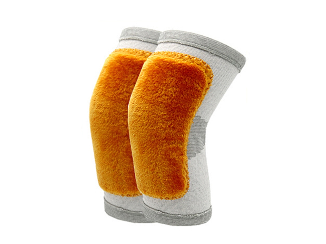 MEOIRUERY 1 Par de Rodilleras para Adultos Calientes y Gruesas Soporte para la Rodilla Invierno para Hombres y Mujeres