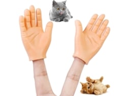 Brinquedo para Gatos Travessos Bjww, Conjunto de Fantoches de Dedo Pequenos, Brinquedos Duráveis e Portáteis para Animais de Estimação