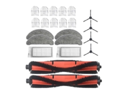 Cepillos laterales con rodillo y filtros HEPA compatibles. Compatible con Roidmi Eve Plus.