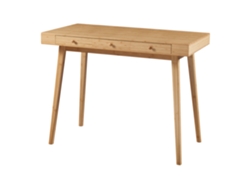 Escritorio Hässleholm con 3 cajones bambú 100x50x75cm - Natural [EN.CASA]