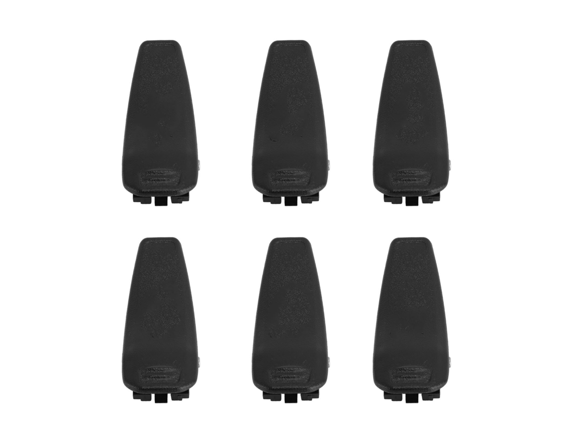 6pcs Clips Para Cinto De Rádio De Dois Modos Para Bateria Bp 272 Compatível Com Ic V8e V80 S70 T70a T70e F3002 F4002