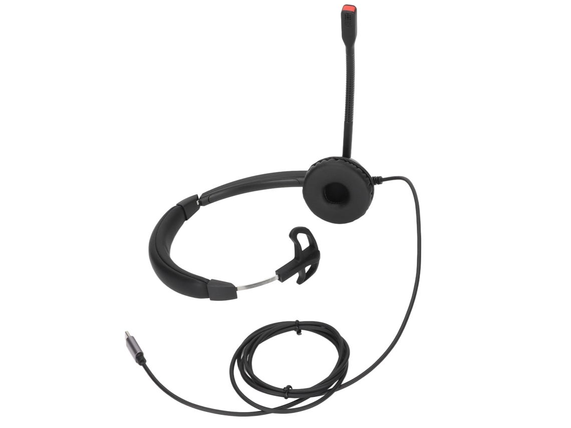 Auriculares Telefónicos Monoaurales Con Micrófono Para Atención Al Cliente En Centros De Llamadas Y