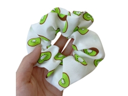 Gomas Elásticas Para Pelo Scrunchies Suaves Con Patrones De Frutas, Accesorios De Pelo Grandes Para Niñas6