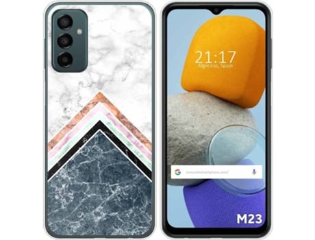Carcasa para Samsung Galaxy M23 5G TUMUNDOSMARTPHONE Dibujos Mármol 05 Multicolor