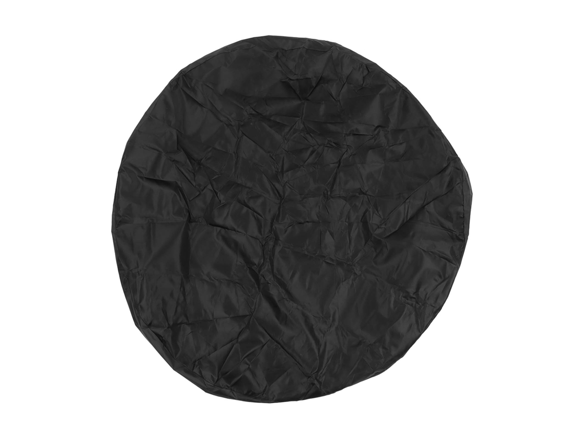 Cubierta redonda para jacuzzi de 1,2 m (4 pies) de diámetro, de tela Oxford, impermeable y aislante, color negro.