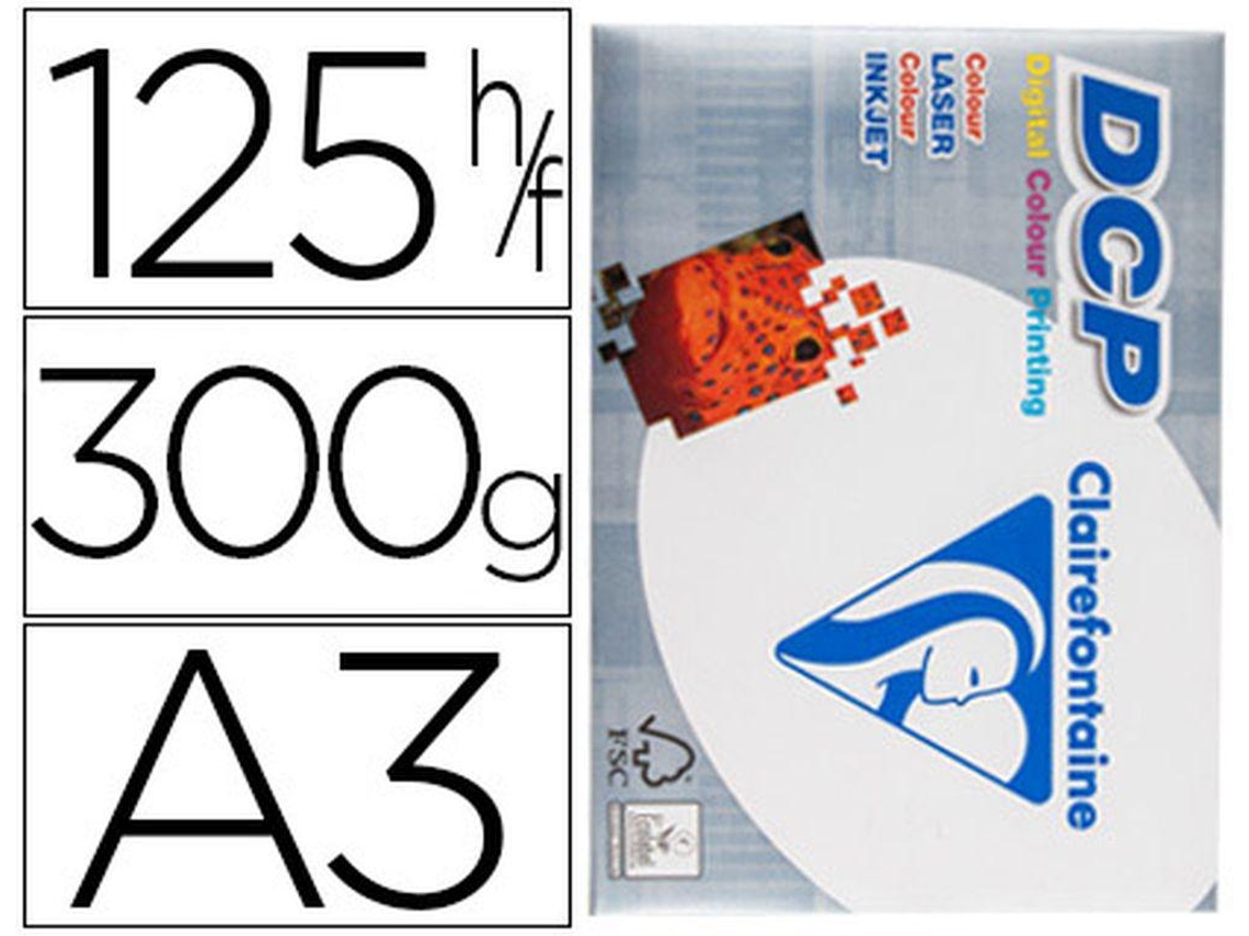 Clairefontaine Din Papel De Fotocopia A3 300 Gramos Paquete De 125 Hojas
