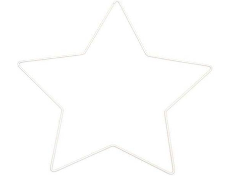 Adorno de Navidad RICO DESIGN Estrella metalizada