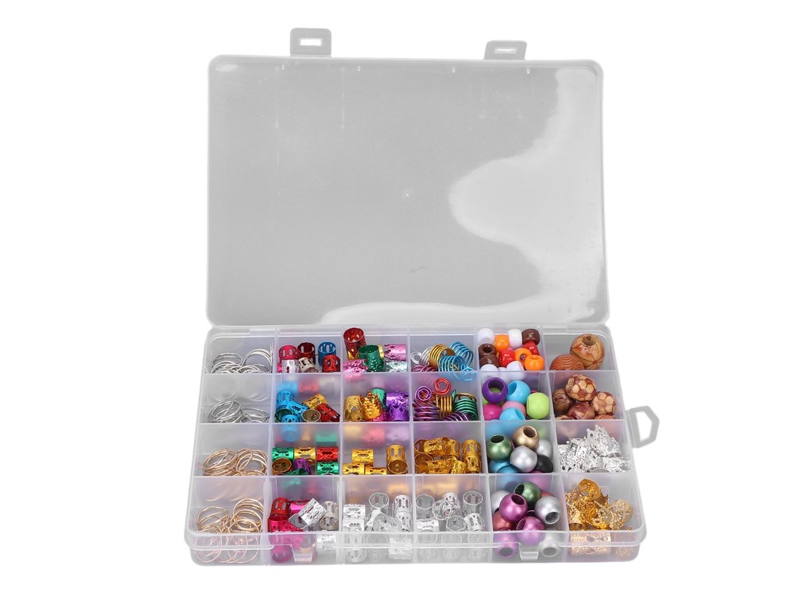 278pcs Anillos Y Perlas De Joyería Para El Cabello, Decoraciones Para El Pelo, Moda Y Duraderas