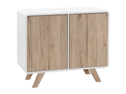 Aparador BELIANI Milo de MDF Madera clara 90x40x76