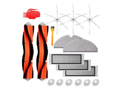 Piezas de repuesto para aspiradora Xiaomi Robot Roborock S50 S51 Roborock 2, Kit de accesorios para aspiradora, 18 piezas