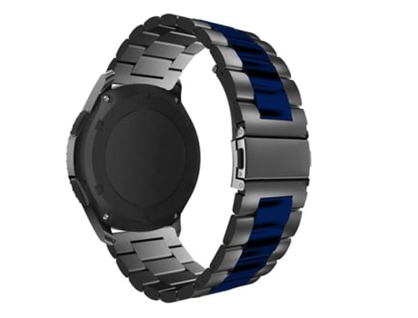Correa Acero para Amazfit BIP Lite Negro y Azul