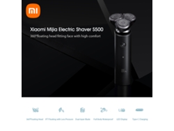 Aparelho De Barbear Elétrico Xiaomi Mijia S500 Ipx7 À Prova D'água Com Cabeça De Lâmina Flutuante Tripla E Tela Led
