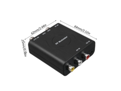 Modulador Rf, Convertidor Av A Rf, Adaptador De Entrada De Vídeo Ntsc Ch3/ch4, Demodulador Vhf Para Señal De Tv Analógica Catv