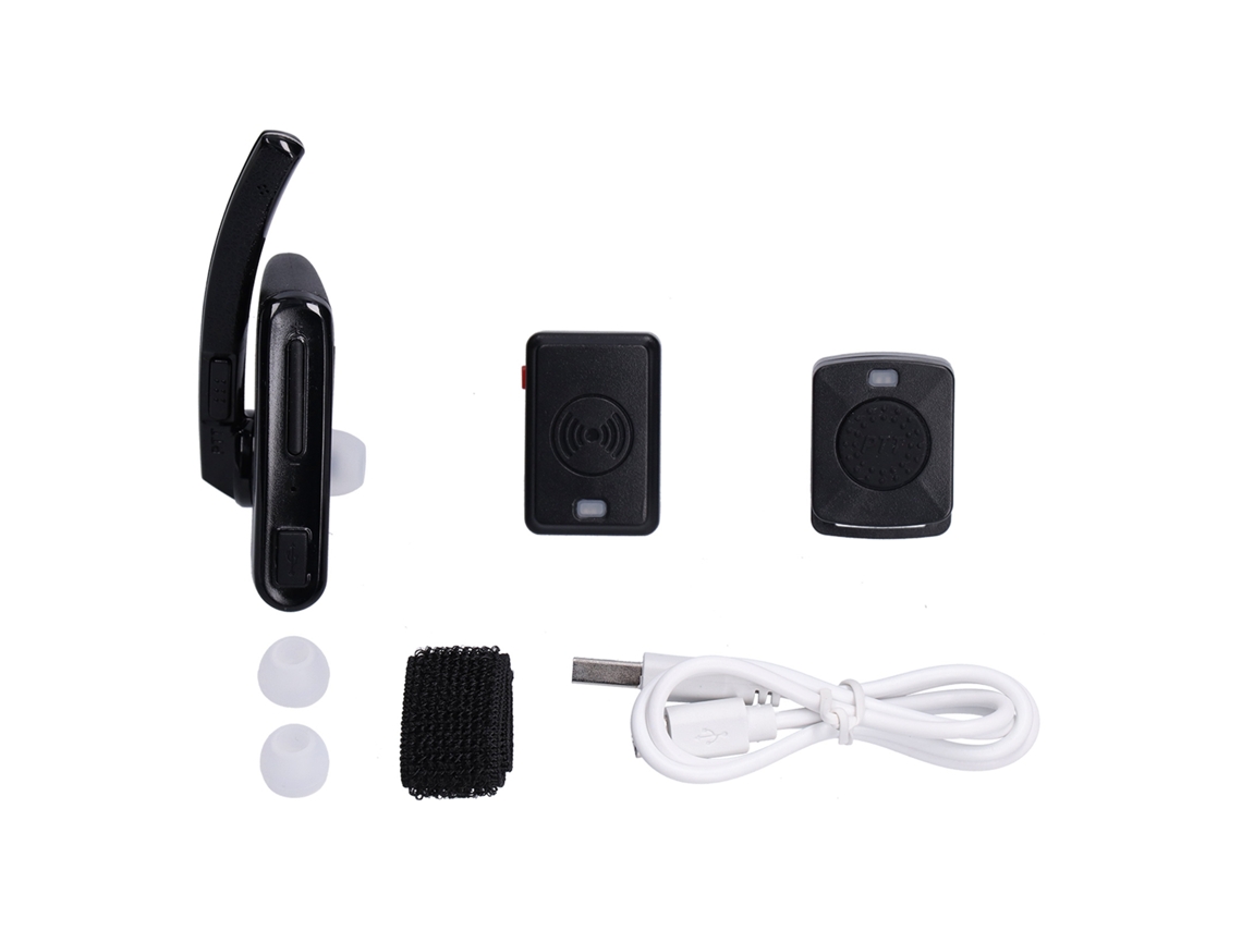 Auriculares Walkie-talkie Bluetooth Ptt Conexión Inalámbrica Batería Integrada