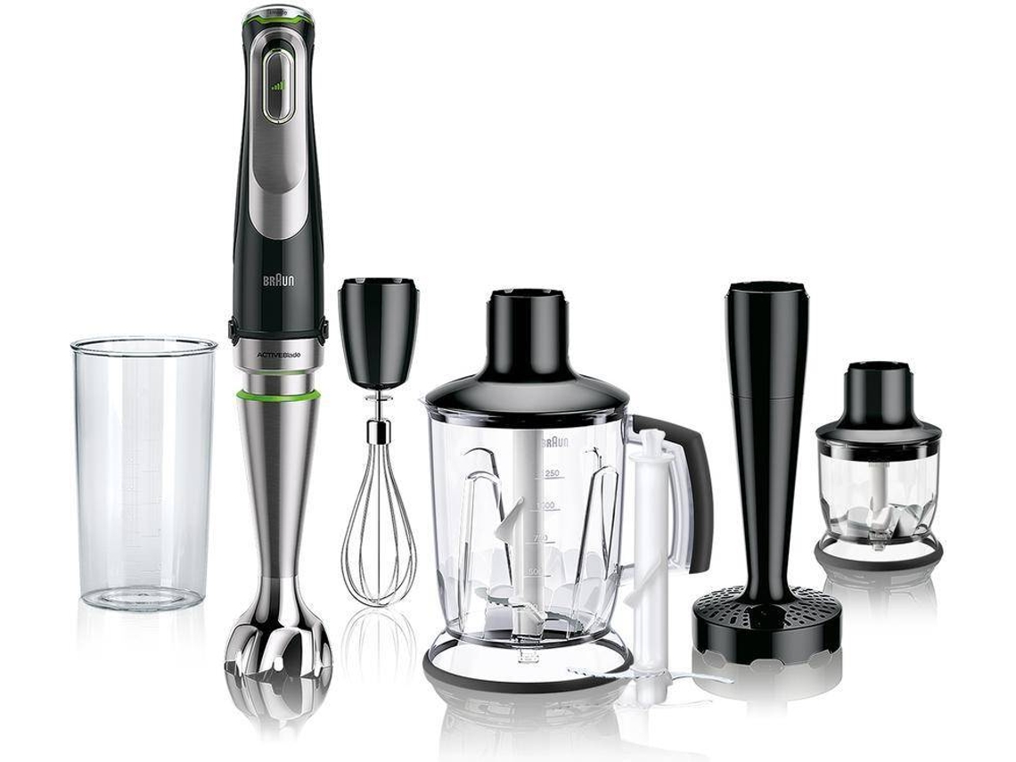 Batidora de Mano + Accesorios BRAUN MQ9147X MultiQuick 9 (1200 W - Negro)