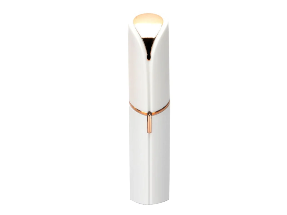 Recortadora Eléctrica De Pelo Painless Lavable Silenciosa Con 2 Cabezales De Reemplazo Clipper Blanca Para Mujer