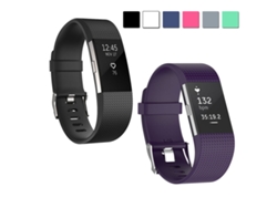 Pulseras deportivas versátiles compatibles con Fitbit Charge 2, pulseras ajustables con elastómero de alta calidad para mujeres y hombres (Paquete C)