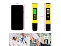 Lápiz Medidor De Ph, Acidómetro, Ec Y Tds Para Análisis De Calidad Del Agua, Con Pantalla Digital Y Tapa Portátil.