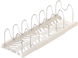 Organizador De Armarios De Cocina Ajustable Con Separadores - Estante Para Sartenes Extensible