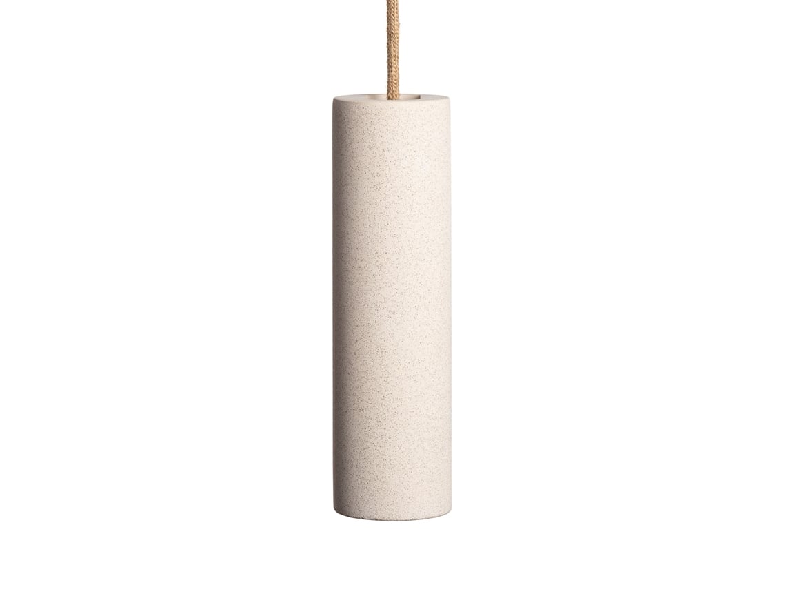 Lámpara Colgante Padang Cemento Beige LEDKIA