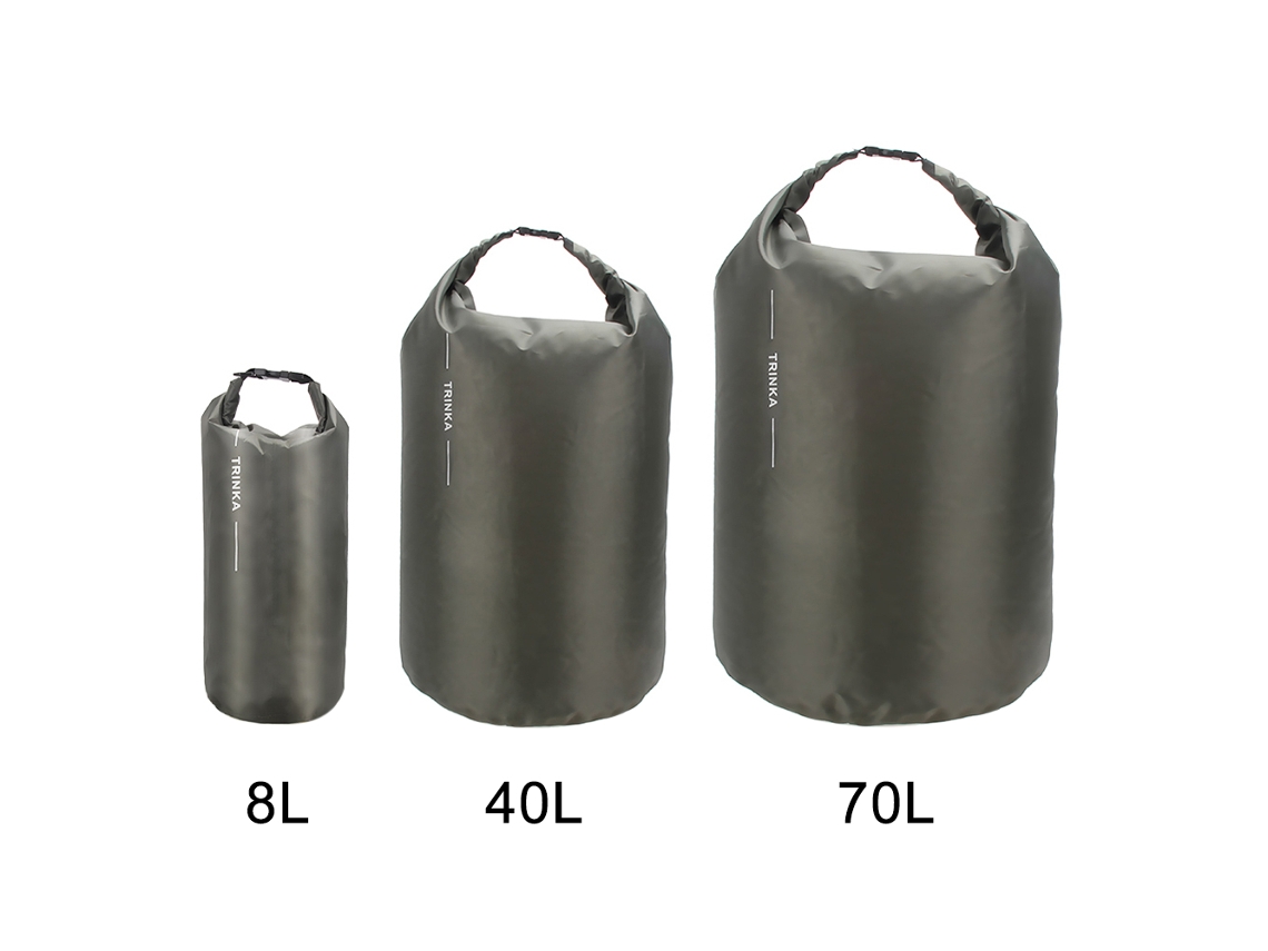 Bolsa Impermeable Portátil De 8l/40l/70l Para Camping, Senderismo, Kayak, Navegación Y Rafting.