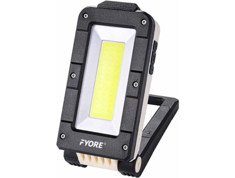 Lámpara de inspección de luz de trabajo LED COB Lámpara de antorcha impermeable Luz de trabajo recargable portátil con base magnética y gancho para...