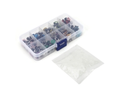 Ojos De Juguete Para Osos De 10 Mm, No Tóxicos, 10 Unidades, Caja De Almacenamiento Para Proyectos De Bricolaje Infantiles.