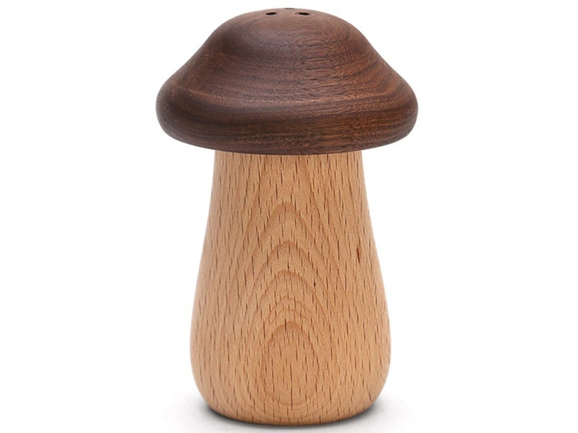 Dispensador Rebe de palillos de dientes de madera con forma de seta, portátiles y decorativos para el hogar, la oficina, la cafetería y el hotel.