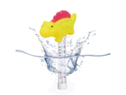Termómetro flotante para piscina, flotador con forma de animal, termómetro digital para piscina, flotadores de agua GOKOCO