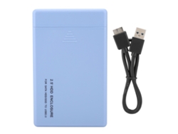 Caja Externa Para Disco Duro Sata 3.0 Usb 3.0 De 2.5 Pulgadas Con Soporte Para Aceleración Uasp, Color Azul