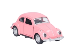 Coche De Metal A Escala 1:36 Con Mecanismo De Retroceso Para Colección Infantil, Color Rosa Oscuro.