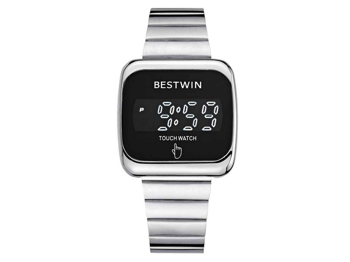 Reloj Electrónico Para Hombre (dorado Y Negro)
